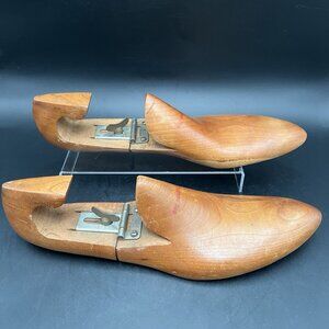 Vintage D. MacKay & Co. Adjustable Wood Shoe Tree Stretchers Lasts Forms 10A USA